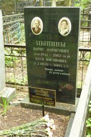 Цыпина Буся Нисоновна, Москва, Востряковское кладбище
